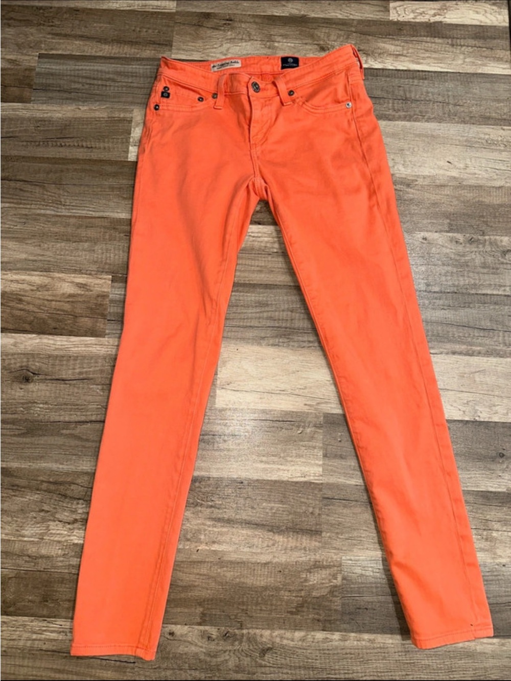 AG Adriano Goldschmied Orange Skinny Jeans